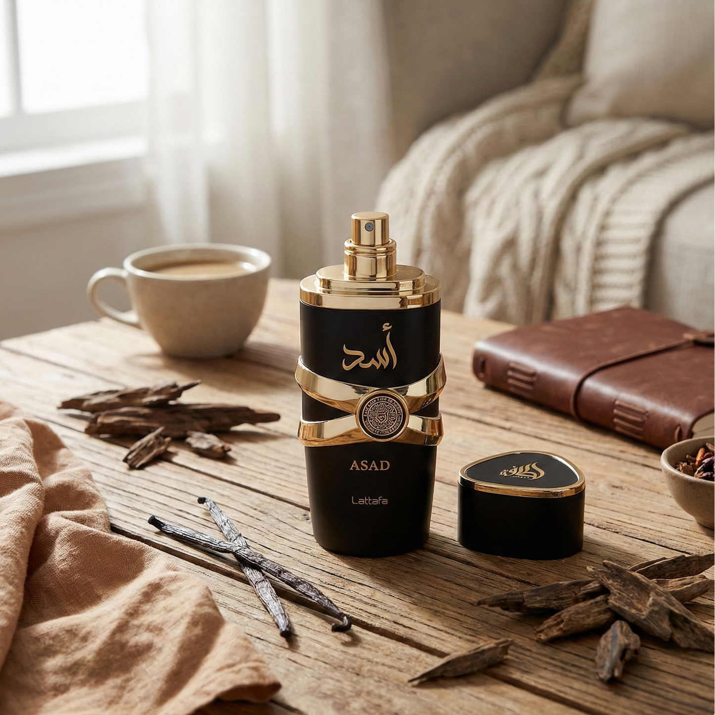 Eau de Parfum Assad Black 50 ml – Lattafa · Edición Prestige