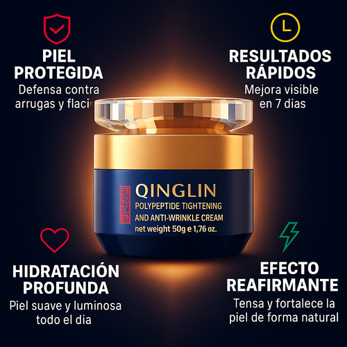 QINGLIN Antiarrugas Premium 50g – Importado de Corea + Mascarilla de Regalo (Stock Limitado)