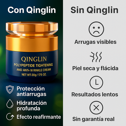 QINGLIN Antiarrugas Premium 50g – Importado de Corea + Mascarilla de Regalo (Stock Limitado)