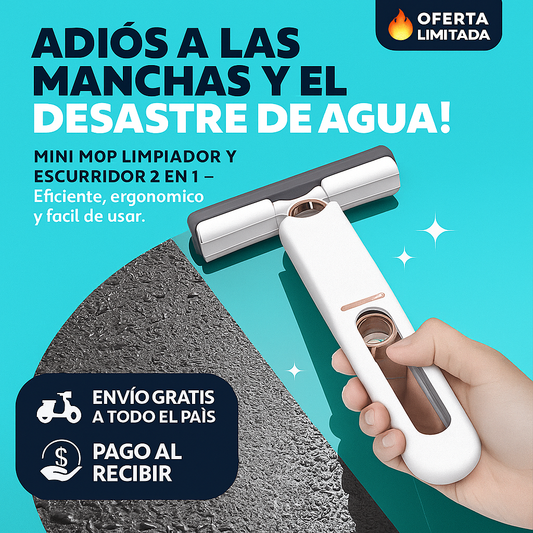Mini Mop™ – Limpieza Instantánea 2 en 1 (COMPRA 1 Y LLÉVATE 2)