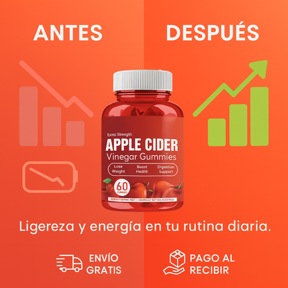 APPLE CIDER® - Gummies de Vinagre de Manzana (60 unidad)