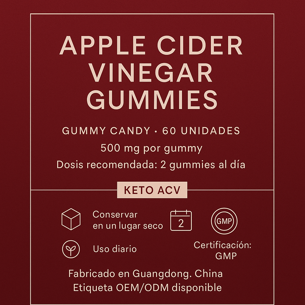 APPLE CIDER® - Gummies de Vinagre de Manzana (60 unidad)