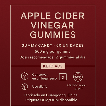 APPLE CIDER® - Gummies de Vinagre de Manzana (60 unidad)