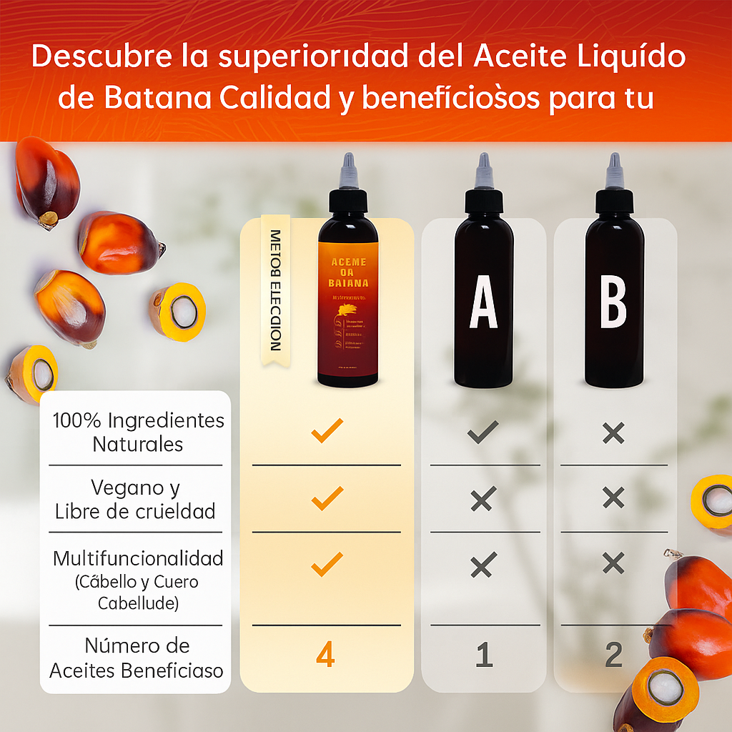 HOEGOA™ Aceite de Batana 100ml — Crecimiento Capilar Natural y Reparación Profunda