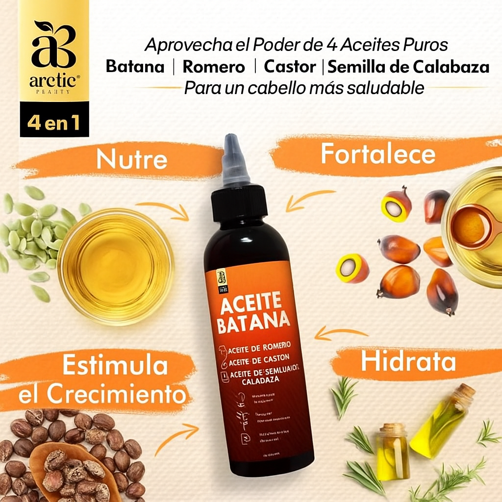 HOEGOA™ Aceite de Batana 100ml — Crecimiento Capilar Natural y Reparación Profunda