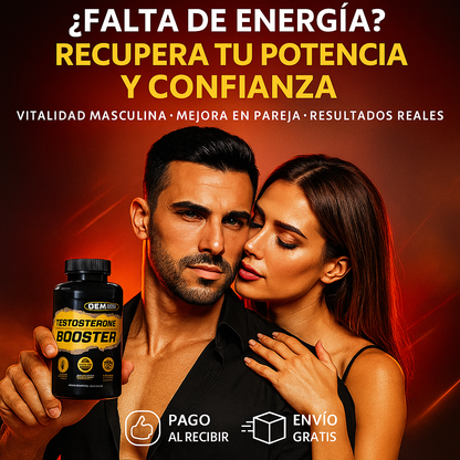 TESTOBOOSTER (COMPRA 1 Y LLÉVATE 2) - Activa tu energía. Recupera tu potencia.