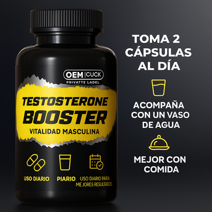 TESTOBOOSTER (COMPRA 1 Y LLÉVATE 2) - Activa tu energía. Recupera tu potencia.