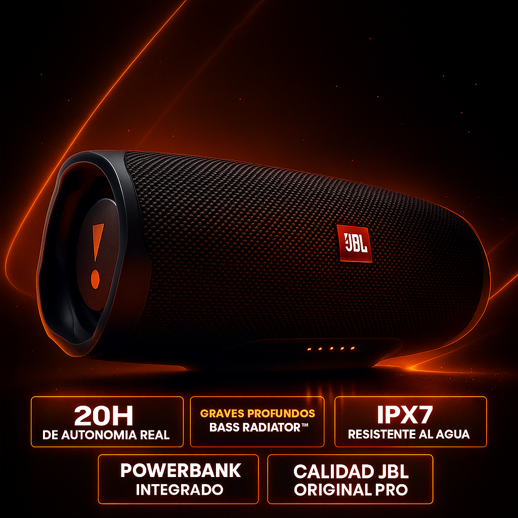 JBL CHARGE 4 - EL SONIDO QUE ESPAÑA ESTABA ESPERANDO (-50%OFF)
