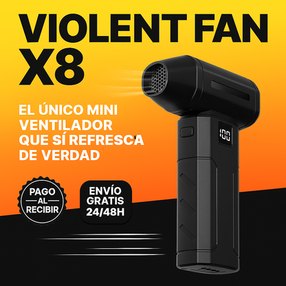 TurboFan X8 – Ventilador de Mano Ultrapotente -50% OFF