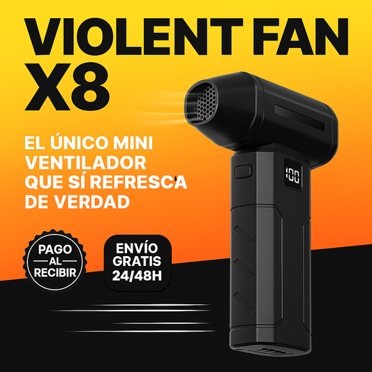 TurboFan X8 – Ventilador de Mano Ultrapotente -50% OFF