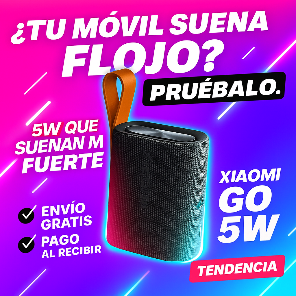 🔥 ALTAVOZ XIAOMI GO 5W — El volumen que buscas, la hostia que no esperas.