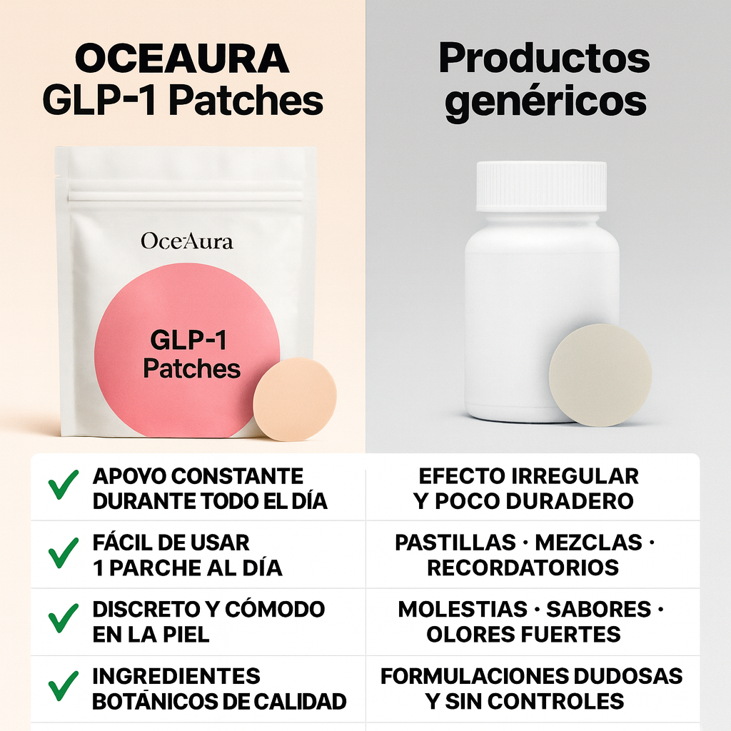 Parches OceAura – Apoyo Natural y Discreto para un Estilo de Vida Saludable