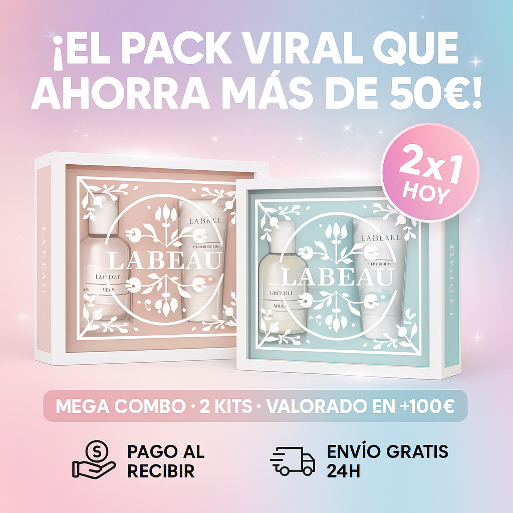 LABEAU™ Súper Set 6 en 1: Rosa + Jazmín en Oferta Final