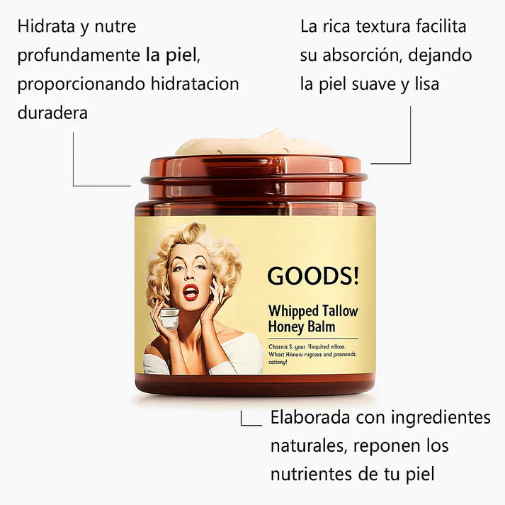 EVIL GOODS - Bálsamo de miel y sebo de res Anti-Envejecimiento