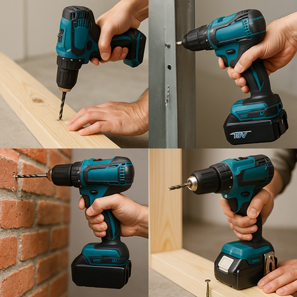 Taladro Percutor + Kit de Accesorios GRATIS (SÚPER LIQUIDACIÓN POR CIERRE)