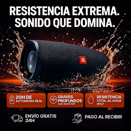 JBL CHARGE 4 - EL SONIDO QUE ESPAÑA ESTABA ESPERANDO (-50%OFF)