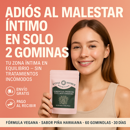 VITAL NATURAL Gummies - Tu bienestar diario empieza con 2 gummies (60und)