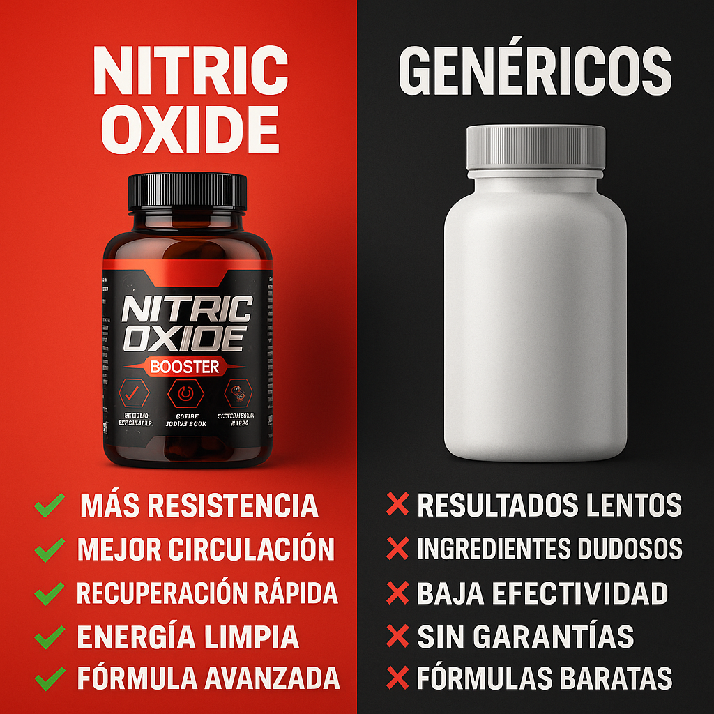 NITRIC OXIDE – MÁXIMO RENDIMIENTO CON SOLO 2 CÁPSULAS (60 caps)