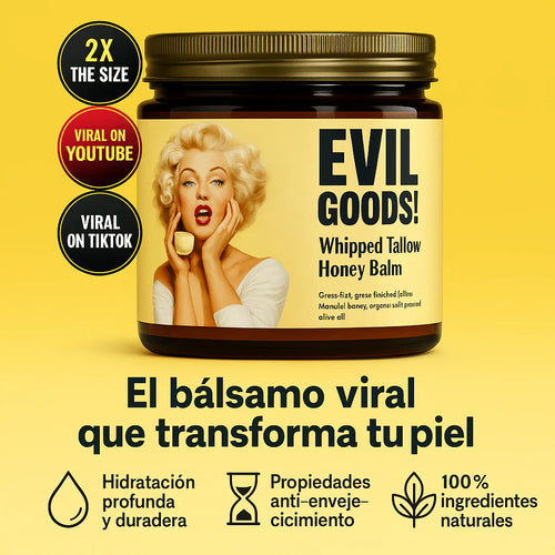 EVIL GOODS - Bálsamo de miel y sebo de res Anti-Envejecimiento