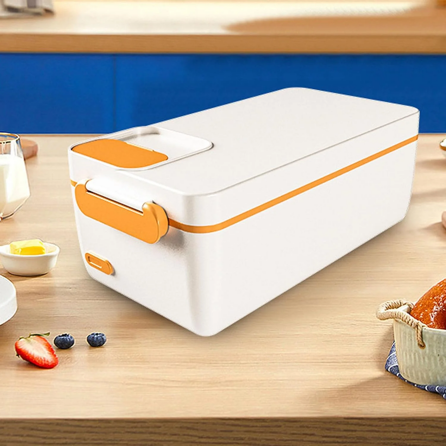 FIAMBRERA ELÉCTRICA PORTÁTIL 4 en 1 – Comida Caliente en 20 Min