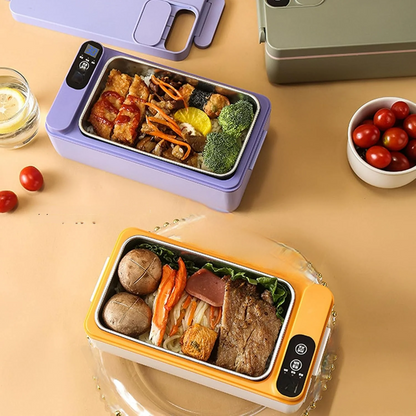 FIAMBRERA ELÉCTRICA PORTÁTIL 4 en 1 – Comida Caliente en 20 Min