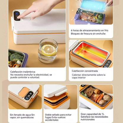 FIAMBRERA ELÉCTRICA PORTÁTIL 4 en 1 – Comida Caliente en 20 Min