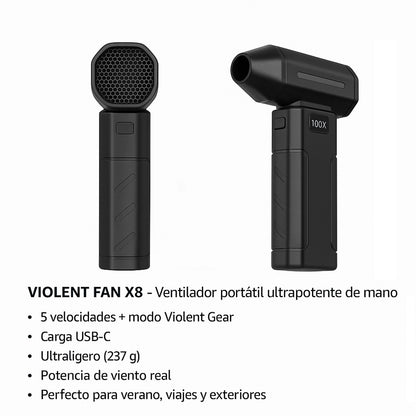 TurboFan X8 – Ventilador de Mano Ultrapotente -50% OFF