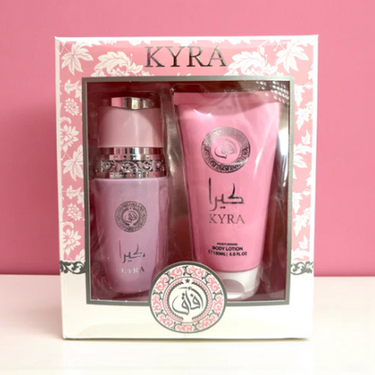 [2x1] Perfume Aroma Yara + Loción Corporal – Fragancia Dulce, Seductora y Duradera