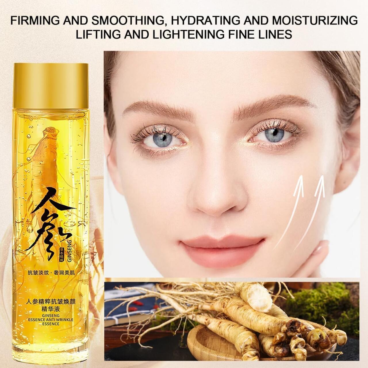 GINSENG GOLD 24K® – EFECTO TENSOR INMEDIATO ANTIARRUGAS | 120 ML (COMPRA 1 · LLÉVATE 2 + REGALO)