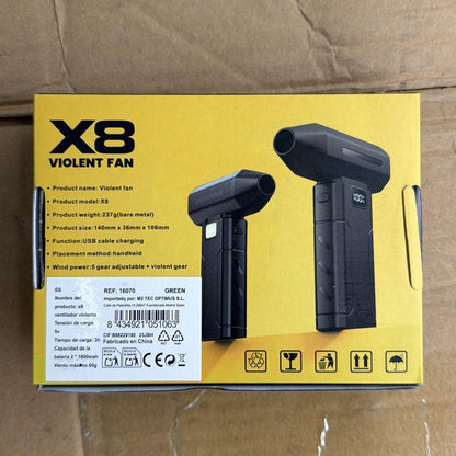 TurboFan X8 – Ventilador de Mano Ultrapotente -50% OFF