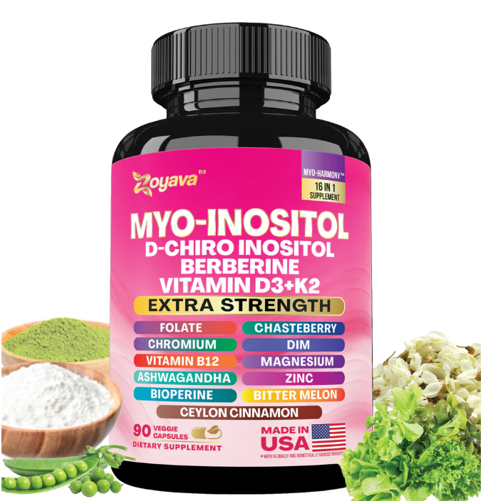 [OFERTA 2x1] Protocolo Hormonal 24H: Myo-Inositol & Berberina (Mañana) + Ashwagandha & Magnesio (Noche) - 150 Cápsulas